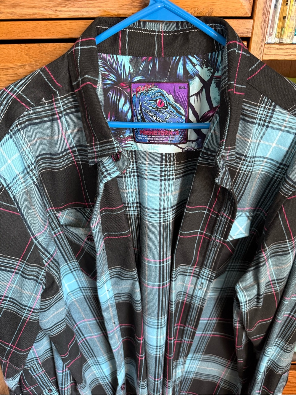 Retro Rifle flannel- XXL - Prehistoric 2